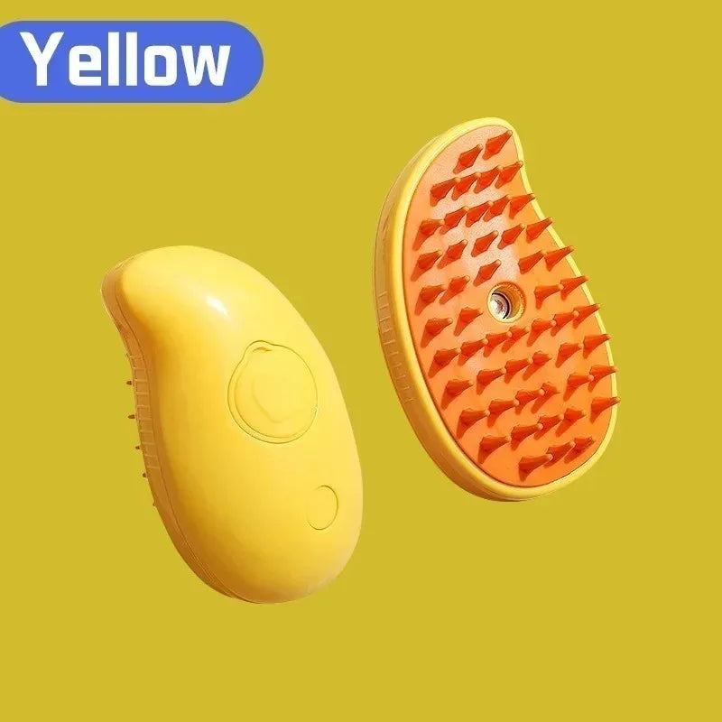 3 in 1 Cat Dog Steamy Brush Steam Brush Electric Sprayer for Massage Pet Grooming Tool Shedding Electric Sprays Massage Combs