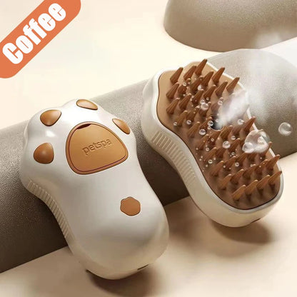 3 in 1 Cat Dog Steamy Brush Steam Brush Electric Sprayer for Massage Pet Grooming Tool Shedding Electric Sprays Massage Combs