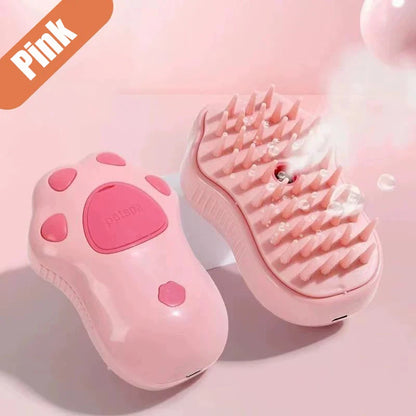 3 in 1 Cat Dog Steamy Brush Steam Brush Electric Sprayer for Massage Pet Grooming Tool Shedding Electric Sprays Massage Combs