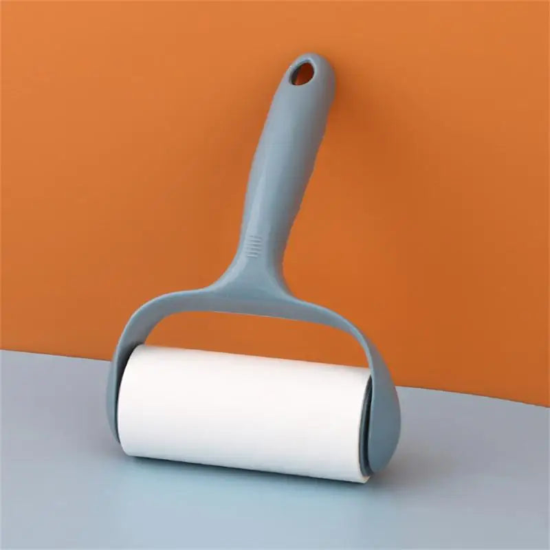 Tearable Roll Paper Sticky Roller Dust Wiper Pet Hair Clothes Carpet Tousle Remover Replaceable Cleaning Brush Accessories