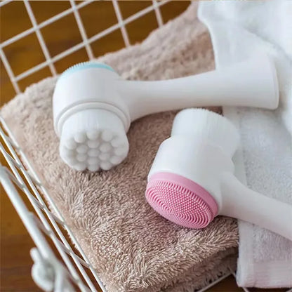 1Pc- Silicone Pet Paw Cleaner & Massage Brush - Dual-Sided Dog Grooming Tool for Healthy Coats and Claws