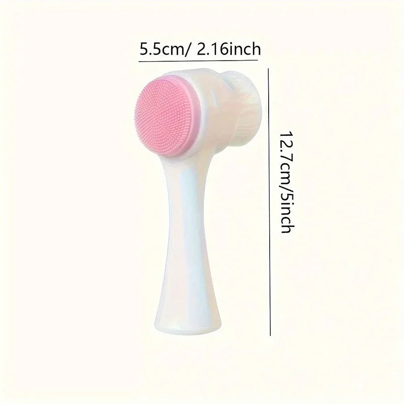 1Pc- Silicone Pet Paw Cleaner & Massage Brush - Dual-Sided Dog Grooming Tool for Healthy Coats and Claws