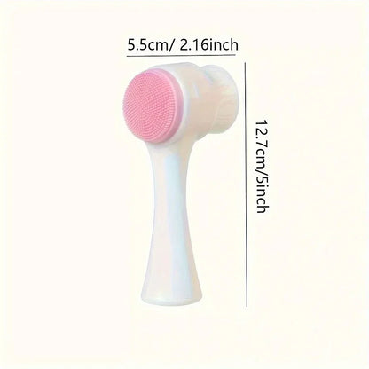 1Pc- Silicone Pet Paw Cleaner & Massage Brush - Dual-Sided Dog Grooming Tool for Healthy Coats and Claws