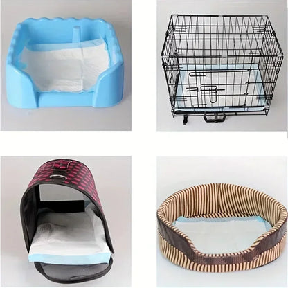 20-100Pcs Super Absorbent Odor-Control Disposable Dog Diapers & Training Pads